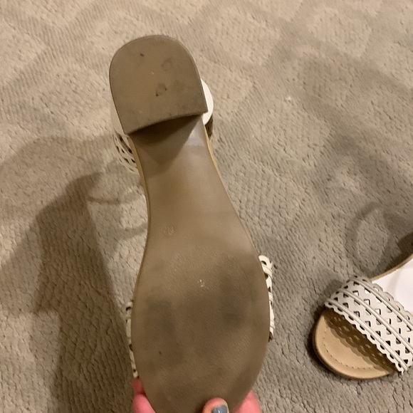 Size 81/2 Sandals, worn twice. They are leather, made in Italy, Barbara Barbieri - Picture 3 of 4